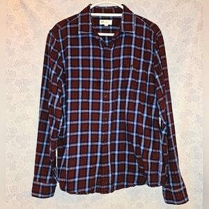 ✨️ GAP Men's Flannel Button Down Shirt ~ Large